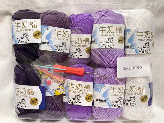 Vielseitiges farbiges Acryl Strickgarn für kreative DIY Projekte