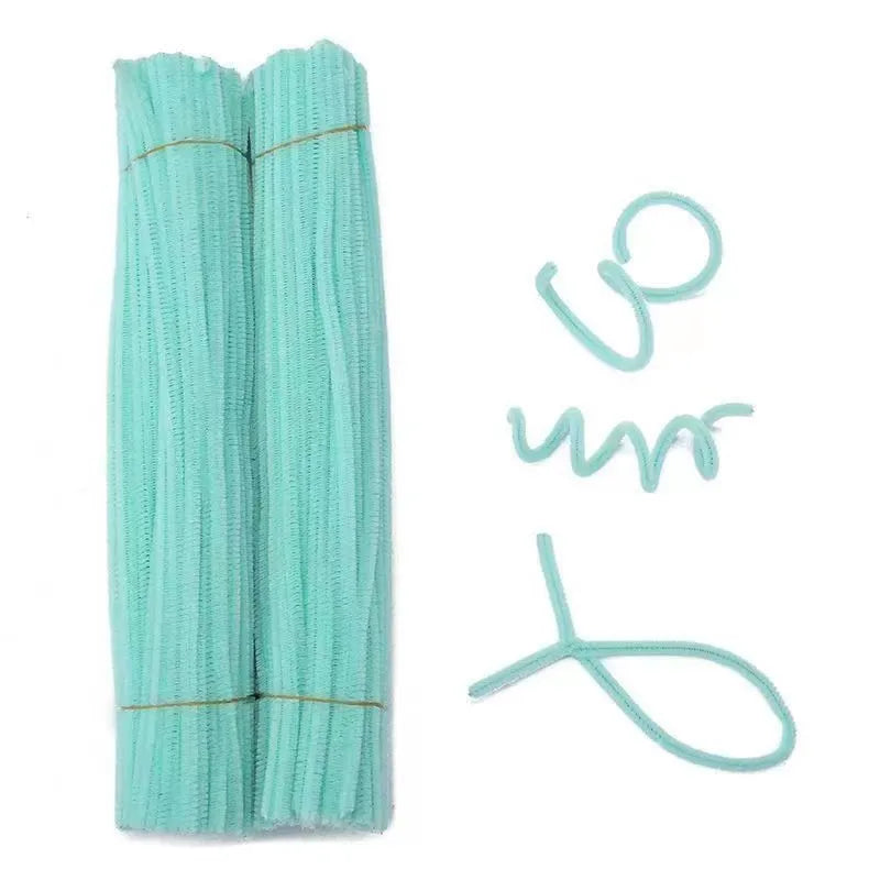 100er Set Bastelstäbchen für Kinder DIY Kreatives Spielzeug Zubehör