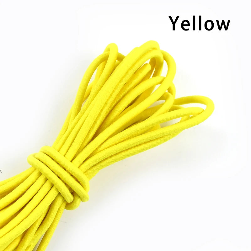 Flexibles 4mm Gummiband für DIY Kleidung, Haarbänder, Nähen