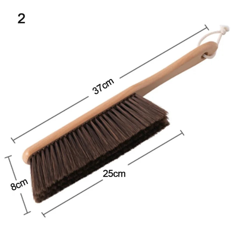 Natürlich effektiv reinigen: Holzborsten-Pinsel 1er/2er Set, anti-statisch - nachhaltig