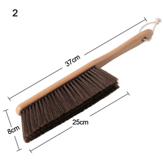 Natürlich effektiv reinigen: Holzborsten-Pinsel 1er/2er Set, anti-statisch - nachhaltig