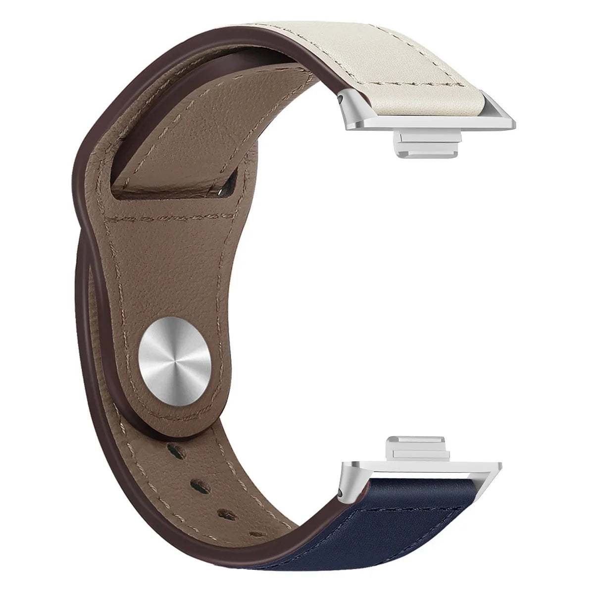 Elegantes Lederarmband für Smartwatch und Fitness Tracker-Yabubestshop