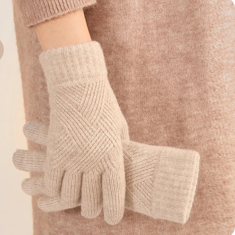 Unisex Touchscreen Handschuhe Winter winddicht warm doppellagig