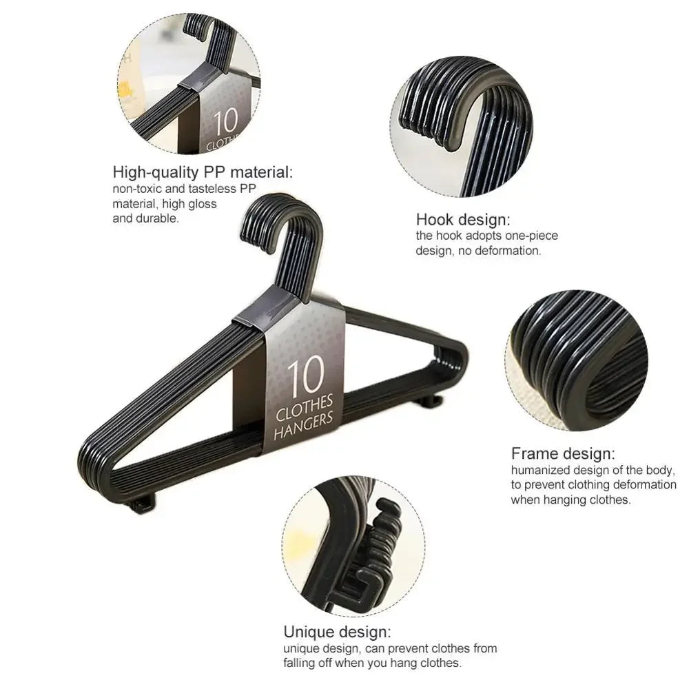 Multifunktionale schwarze Metall-Kleiderbügel für Kleidung und Accessoires