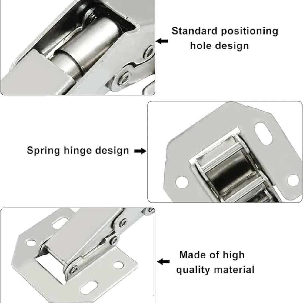 Rostfreie Schrankscharniere ohne Bohren für einfache Möbelmontage
