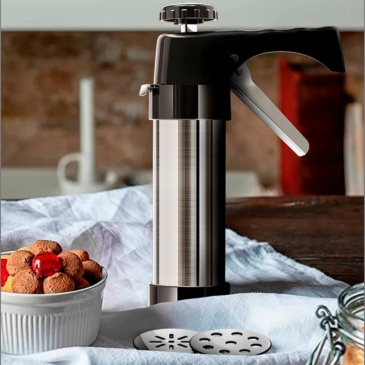 Formenset aus Edelstahl für kreative Keksherstellung