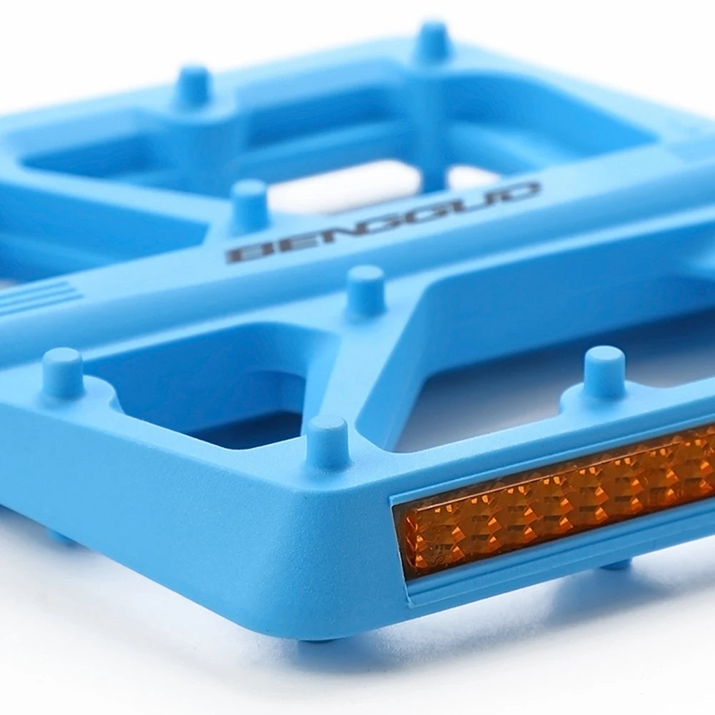 Ultraleichte Nylon Fahrradpedale DU-Lager mit Reflektor rutschfest