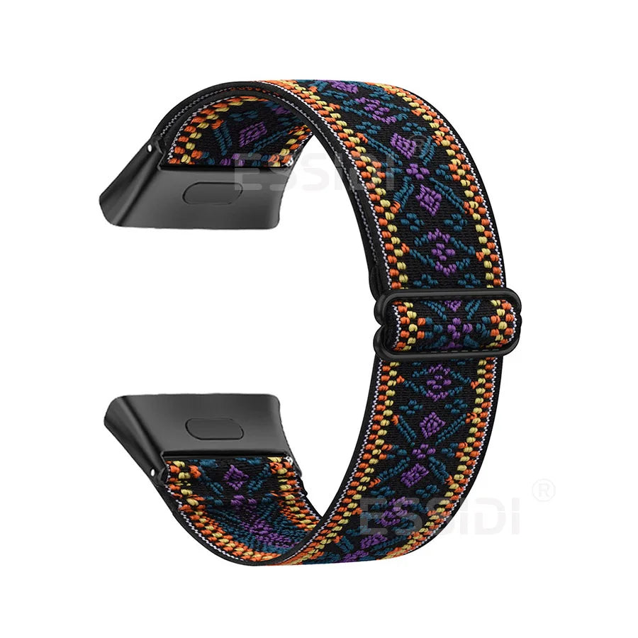 Elastisches Nylon Sportarmband Ersatz kompatibel mit Redmi Watch 3