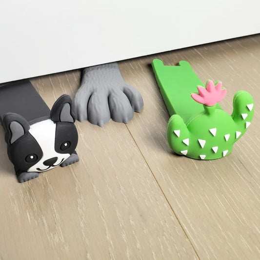 Tierform Türstopper aus Silikon als Anti-Kollisionsgriff in verschiedenen Farben