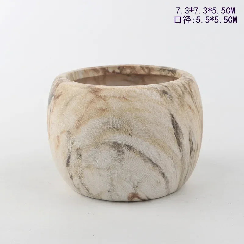 Keramik Blumentöpfe: Sukkulenten, Wasser-Transfer, Nordic Stil