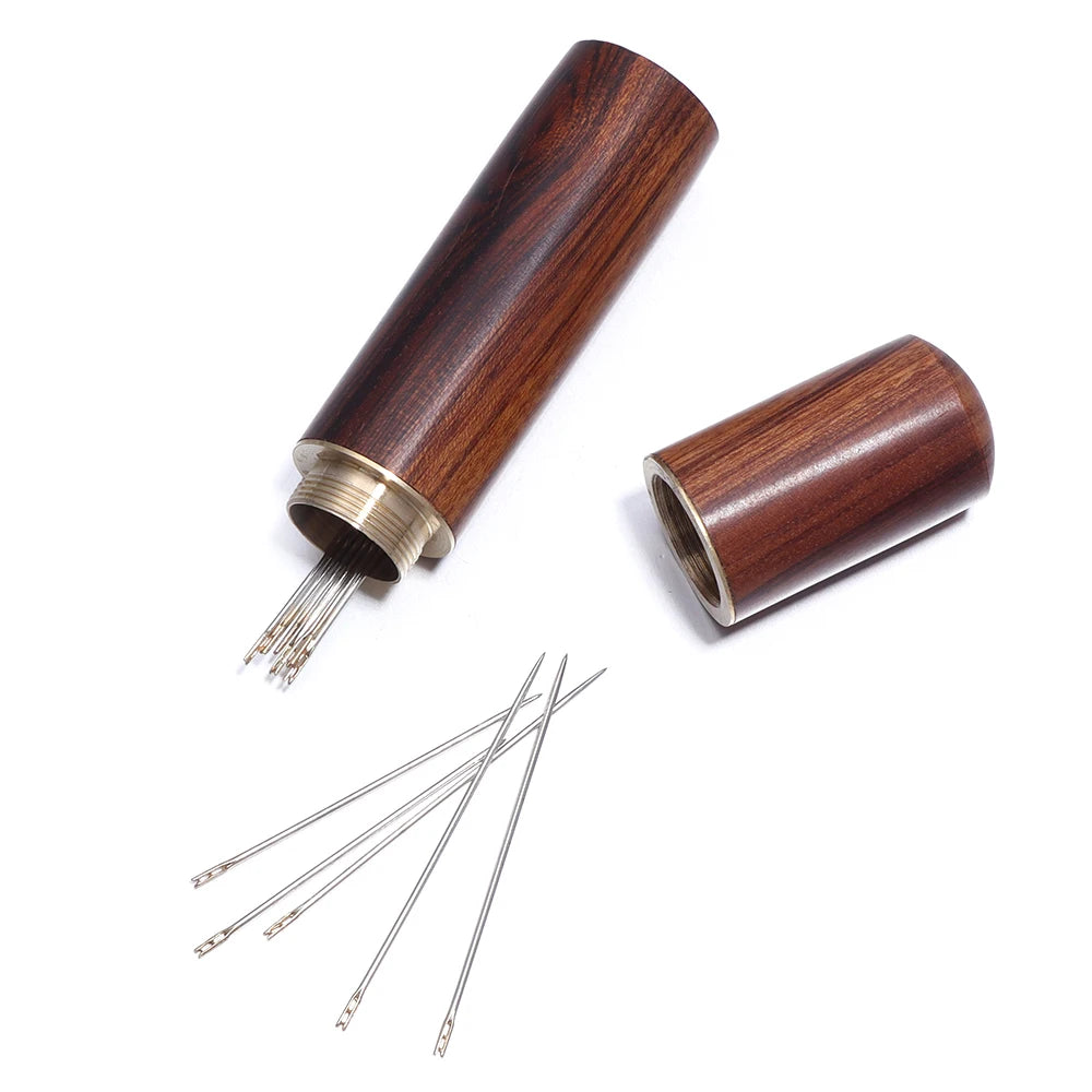 12 Stück Blindnähen Nadeln aus Edelstahl mit Selbst-Einfädler für Handnähen-Yabubest - Home & More