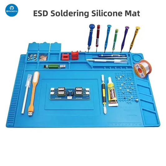 Antistatische ESD Silikon Löten Matte hitzebeständig Isolierung Pad