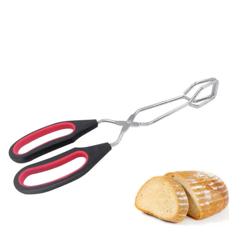 Grillzange mit verlängertem Griff für sicheres Grillen