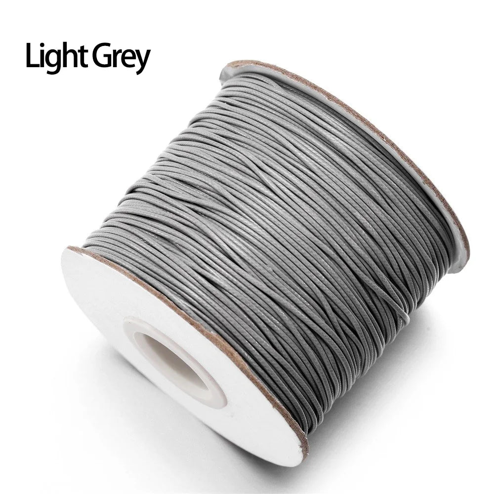 Gewachste Baumwollschnur 10m DIY Schmuckband Leder Faden für Armbänder