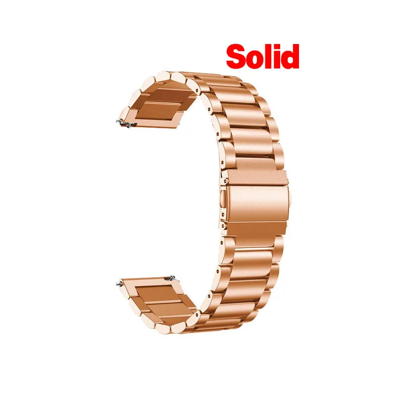 Edelstahl Uhrenarmband 20mm 22mm für Smartwatches & Classic Uhren Unisex