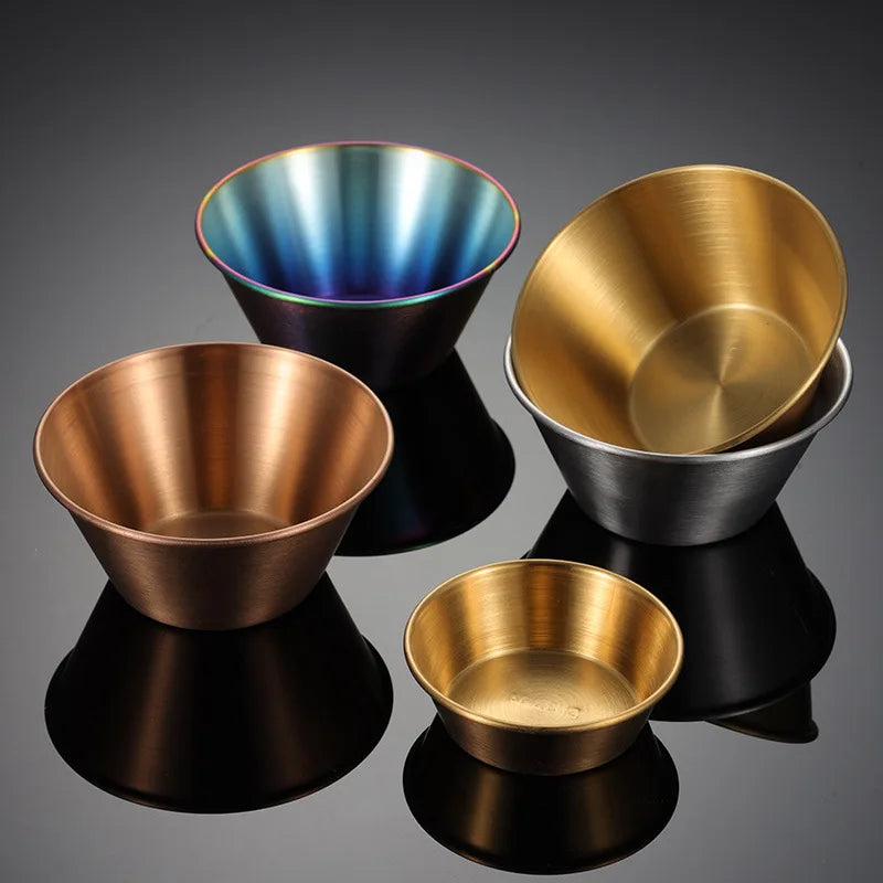 304 Edelstahl Gewürzschale - Runde Dip-Schüssel für Saucen-Yabubest - Home & More