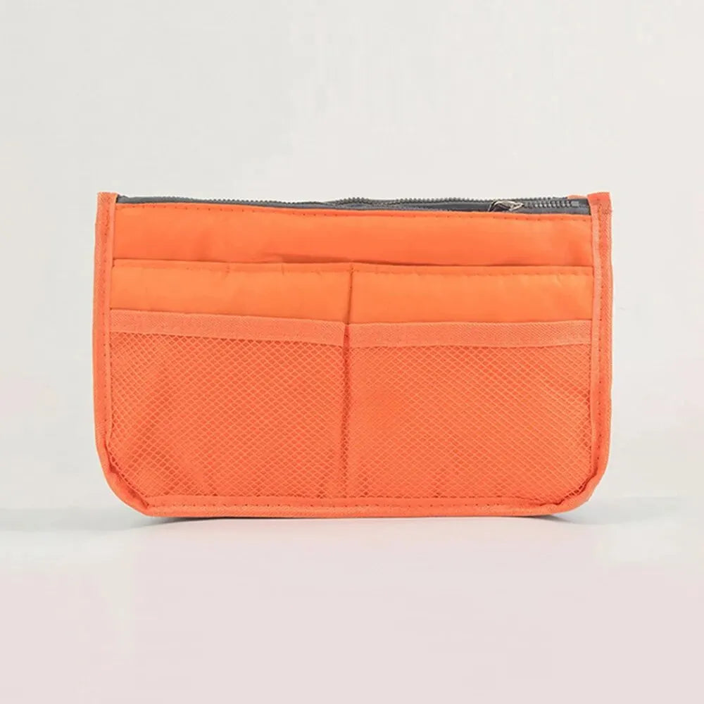 Multifunktionale Make-up-Tasche mit großem Fassungsvermögen und praktischem Reißverschluss