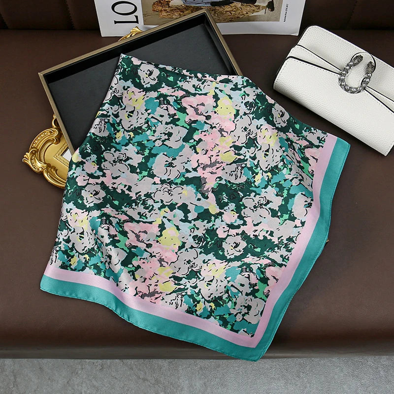 Modischer 70 x 70 cm Damenschal mit Paisley-Druck-Yabubest - Home & More