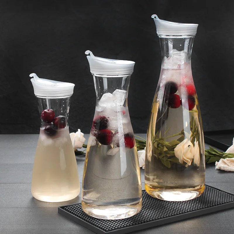 Transparente BPA-freie Wasserflasche mit Auslaufsicherem Deckel – 1,0L Kunststoff