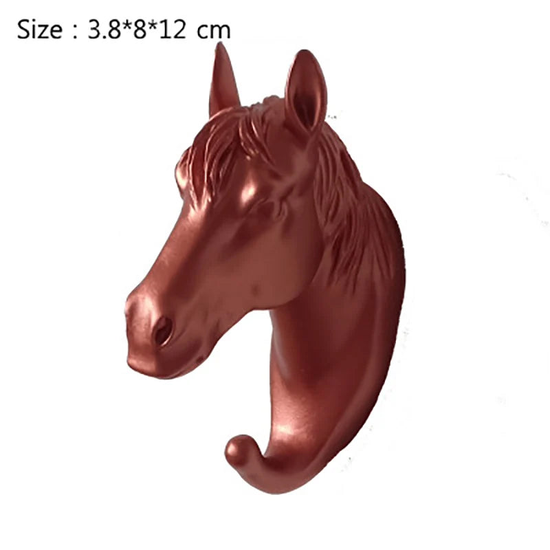 Tiermodell Wandhaken Vintage Design für Kleidung Hut Schlüssel Deko