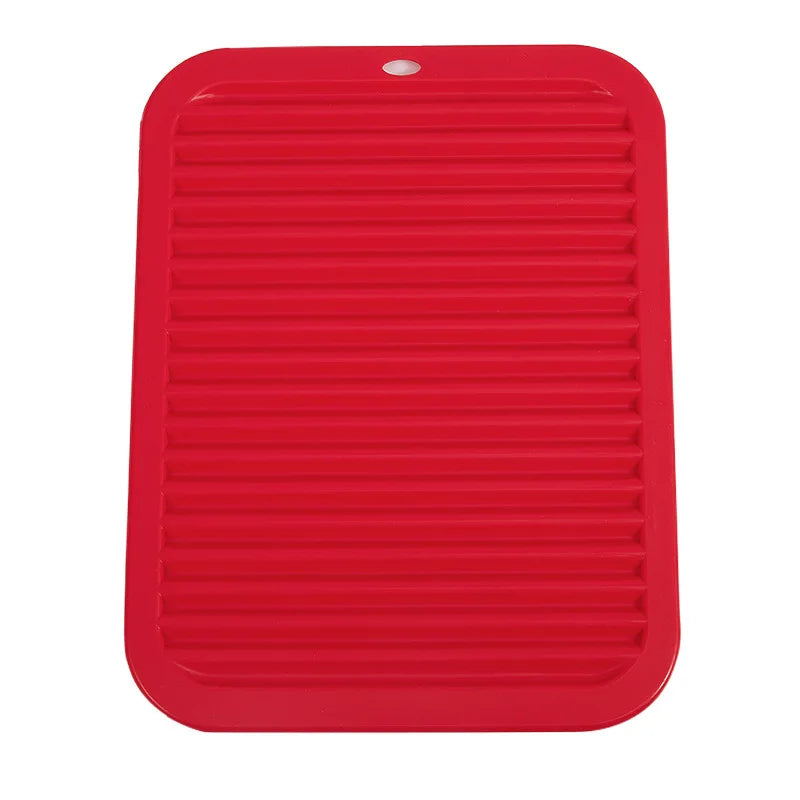 Kieselgel Ablaufpolster aus Bambus rutschfest Wärmeisolierung Küche