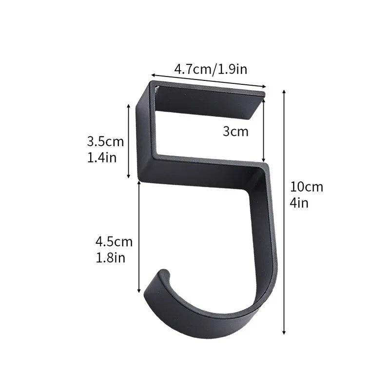 Verstellbarer Kopfhörerhaken für Schreibtisch Rucksack Tasche Abnehmbar