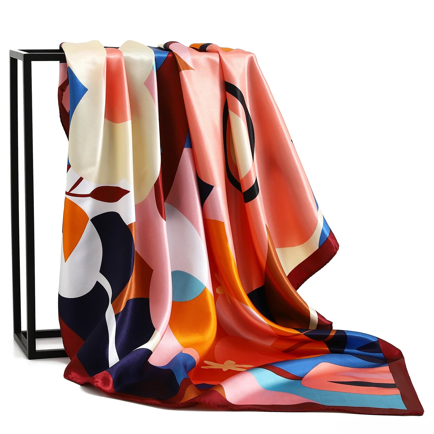 Stilvolles Polyester Halstuch für Damen - Vielseitiger Retro Look