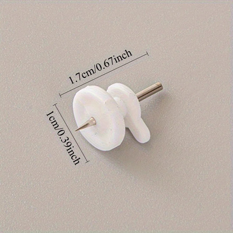 10 Stück Wandhaken Set kleine Nägel ohne Spuren für Beton Hartholz