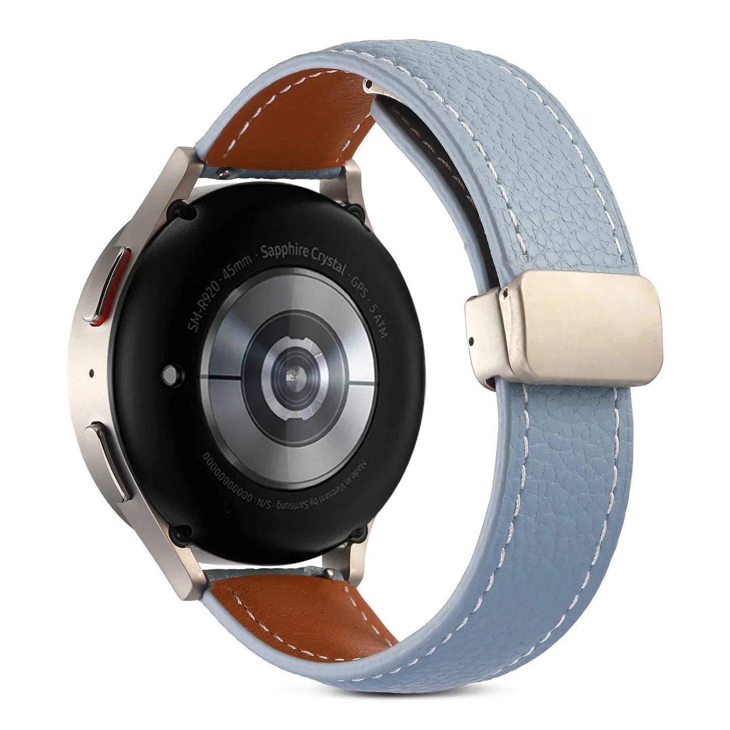 22 mm Lederarmband mit Magnetschnalle für Xiaomi Redmi Watch