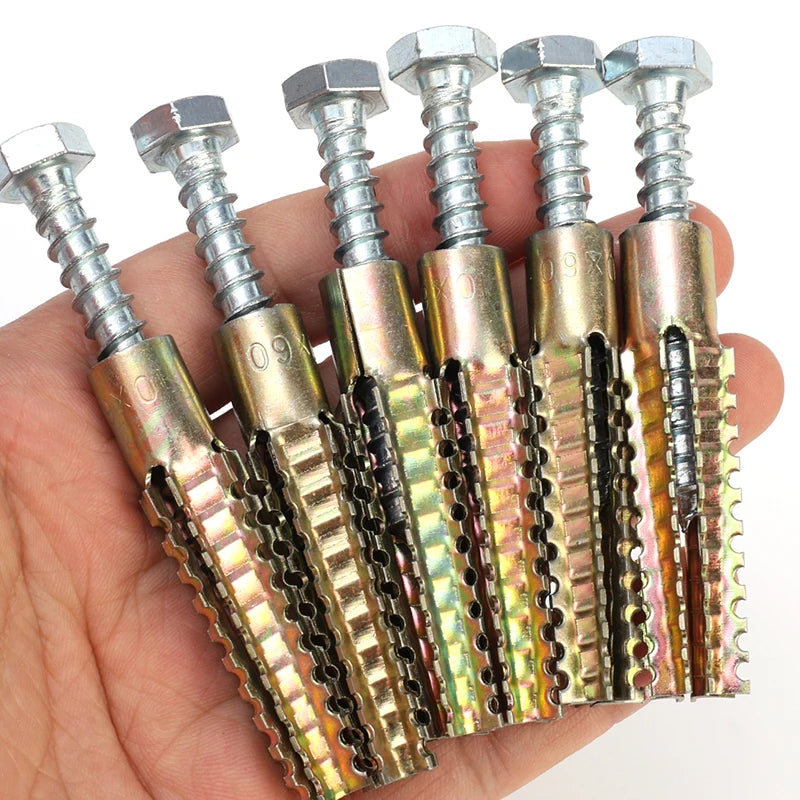 Vielseitiger Stahl Wandanker mit Schrauben für Holz und Beton