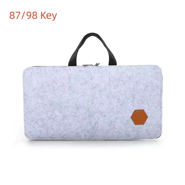 Tragbare Tastatur Aufbewahrungstasche aus Filz wasserdicht-Yabubestshop