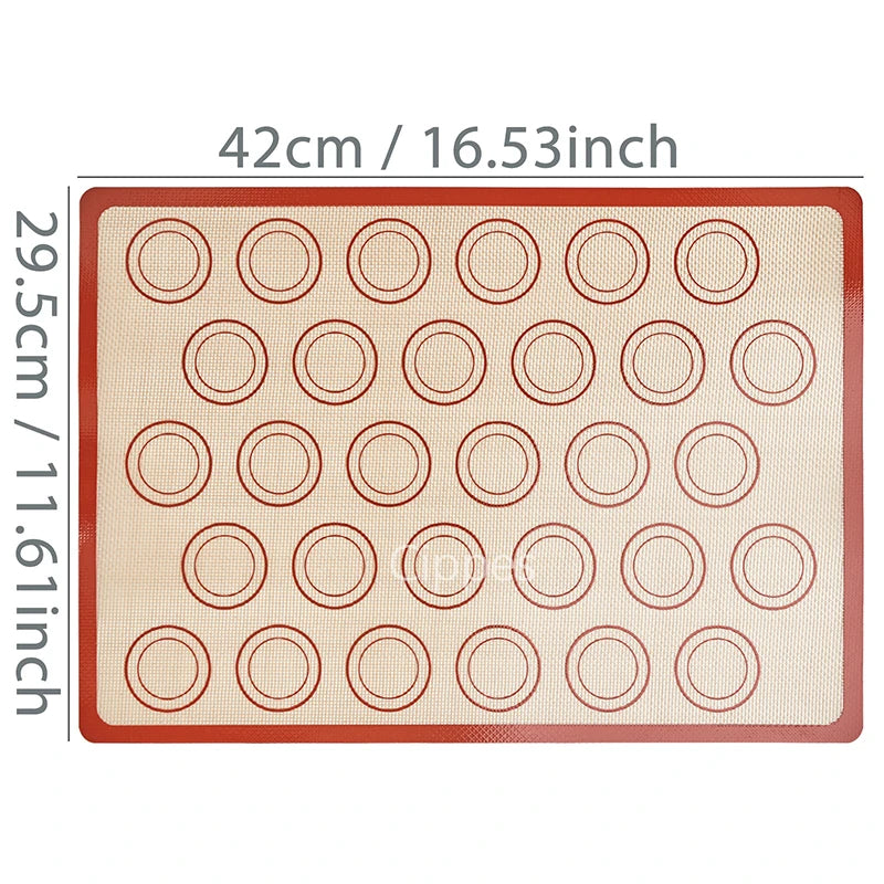 Silikon Backmatten Set mit Pinsel Spatel 1 bis 4 Stück hitzebeständig