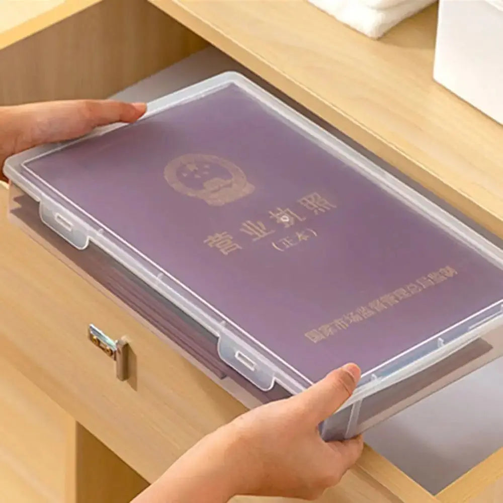Multifunktionale Kunststoff Aktenbox für Schule & Home Office-Yabubest - Home & More
