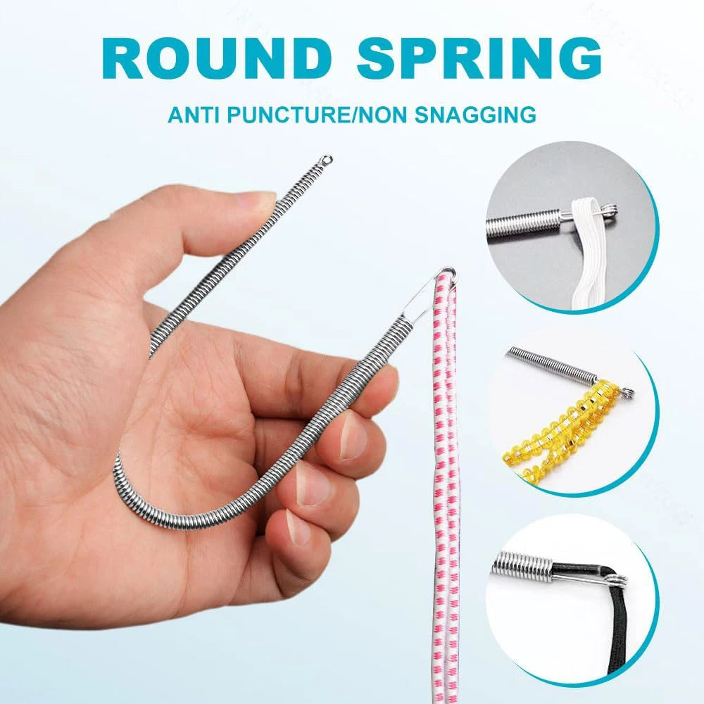 2er Set Metall Einfädler für Kordelzug und Sticknadeln