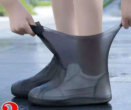 Wasserdichte - flexible Silikon Schuhüberzüge in leuchtendem Gelb, Größe 34–45, 1 Paar