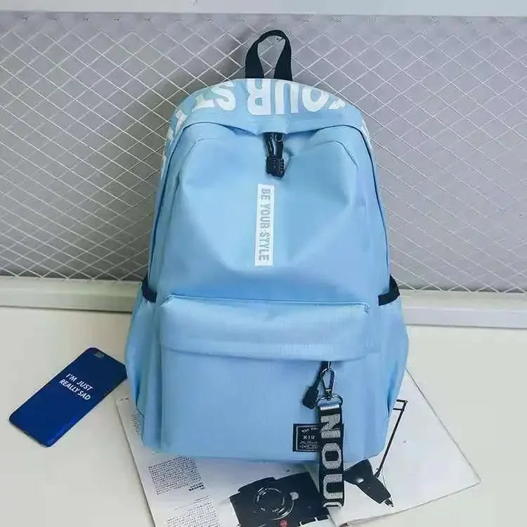Unisex Großraum-Rucksack 20-35L mit robustem Polyester für Alltag - Schule