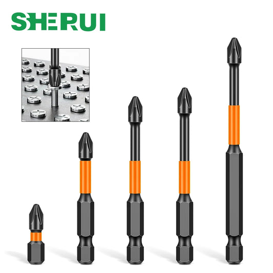 PH2 Kreuzdrehmomentkopf Schraubendreher S2-Stahl magnetisch rutschfest