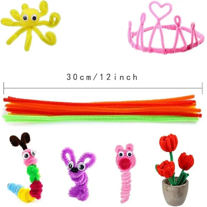 Chenille-Stiele: Kreativität für Kinder und Dekorationen