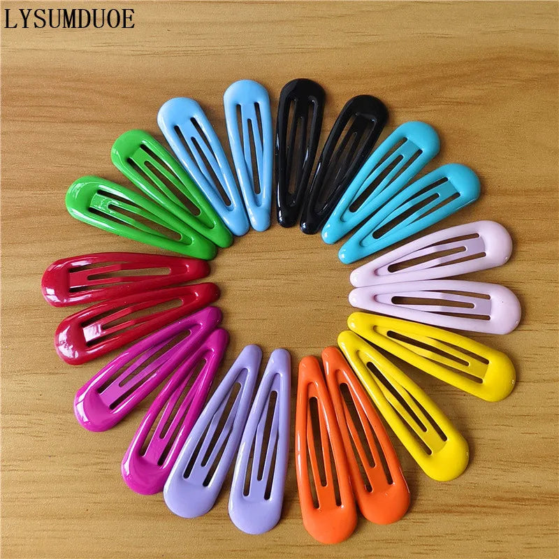 40 bunte Haarspangen für Mädchen – Süße Cartoon BB Clips