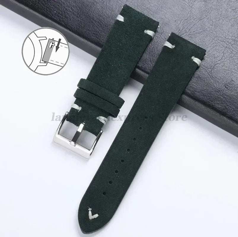 Wildlederarmband Fur Huawei Watch GT3 GT4 Uhrenarmband Vintage Ha