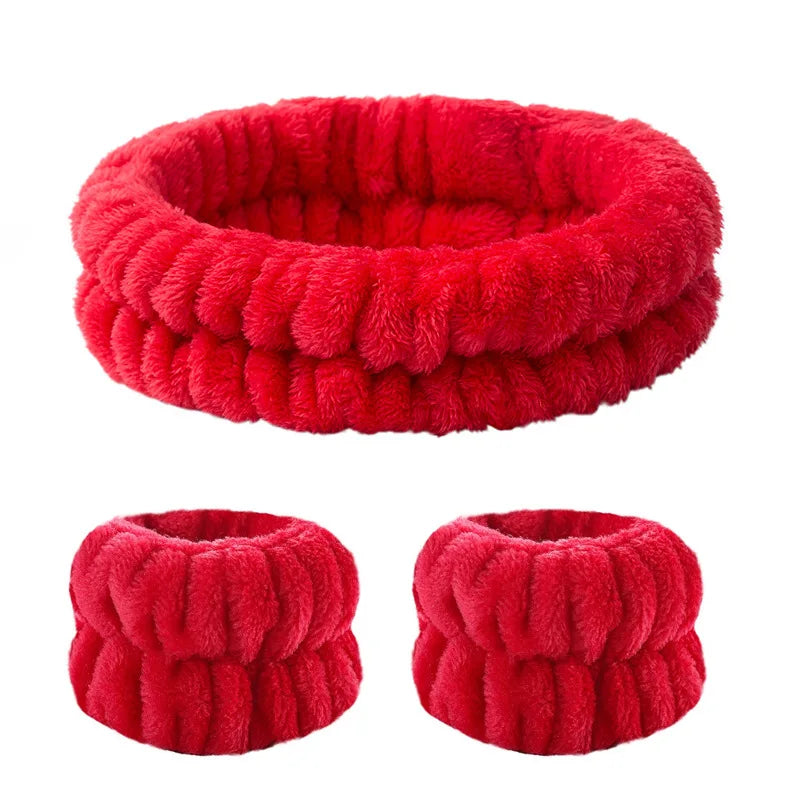 Elastisches Stirnband und Haargummi Set für Komfort und Stil