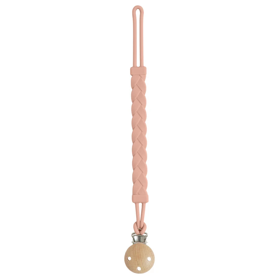 BPA-freie Silikon Beißring Kette Baby Schnuller Clip Tragbar 0-6 Jahre