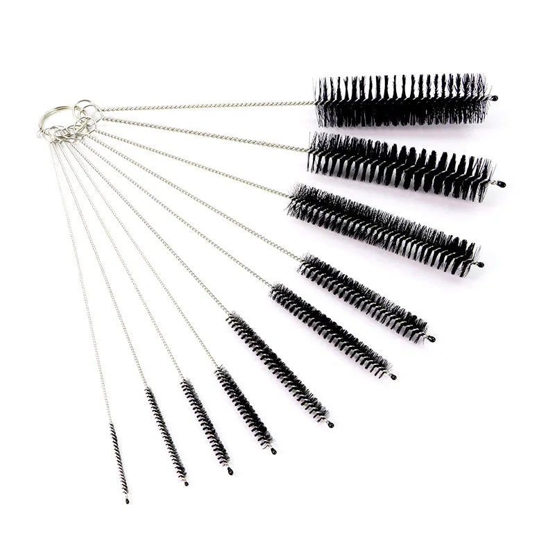 10 teiliges Edelstahl und Nylon Pinselset zur Reinigung von Babyflaschen und Haushalt-Yabubest - Home & More