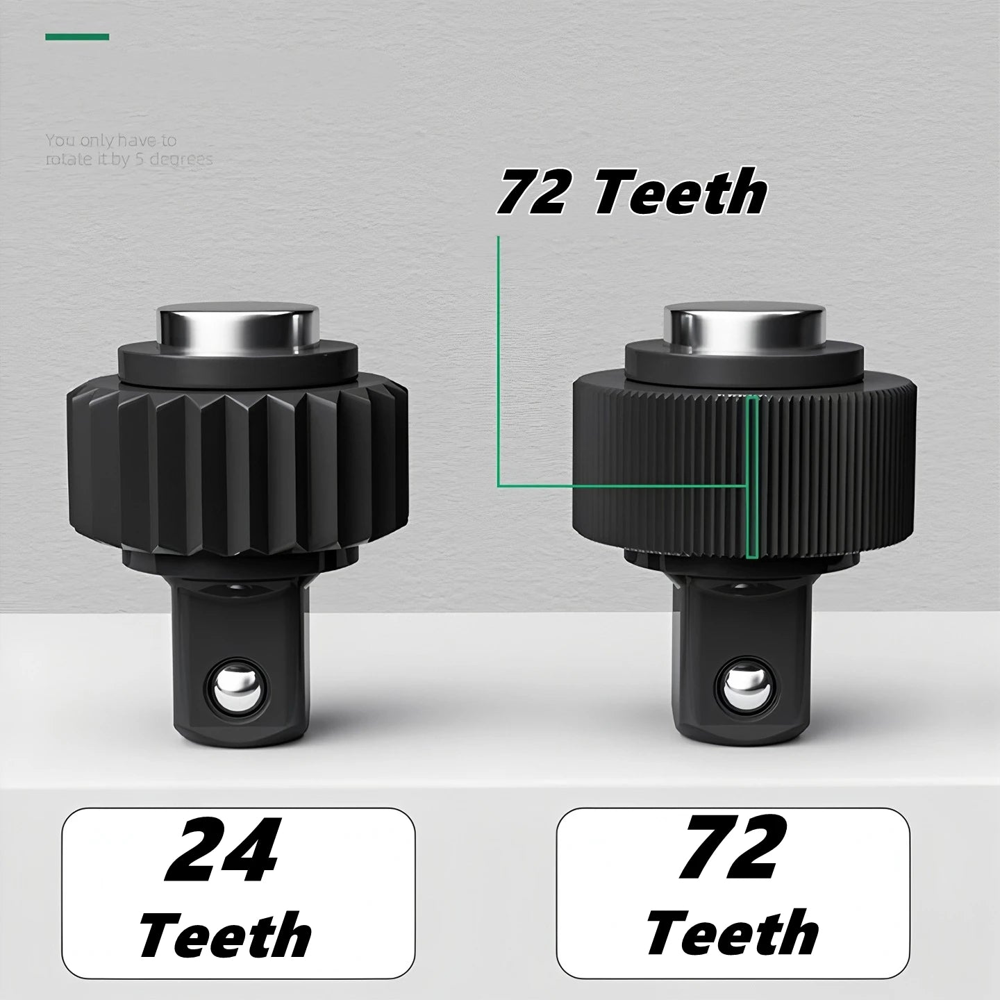 Verstellbarer Ratschenschlüssel 1/4 3/8 1/2 Zoll mit Schnellspanner 72 Zähne