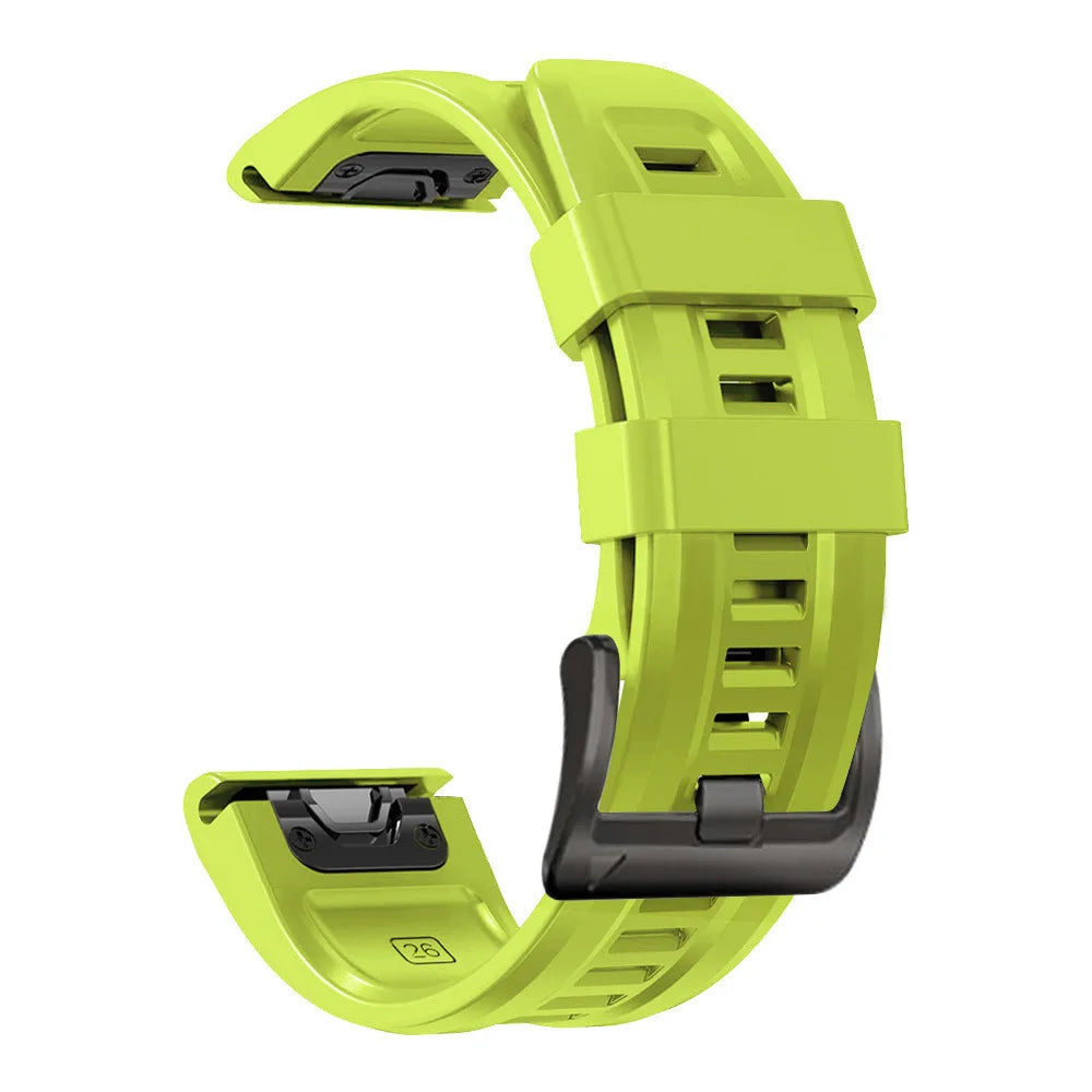 Schnellverschluss Silikon Uhrenarmband 22mm - 26mm für Sportuhren