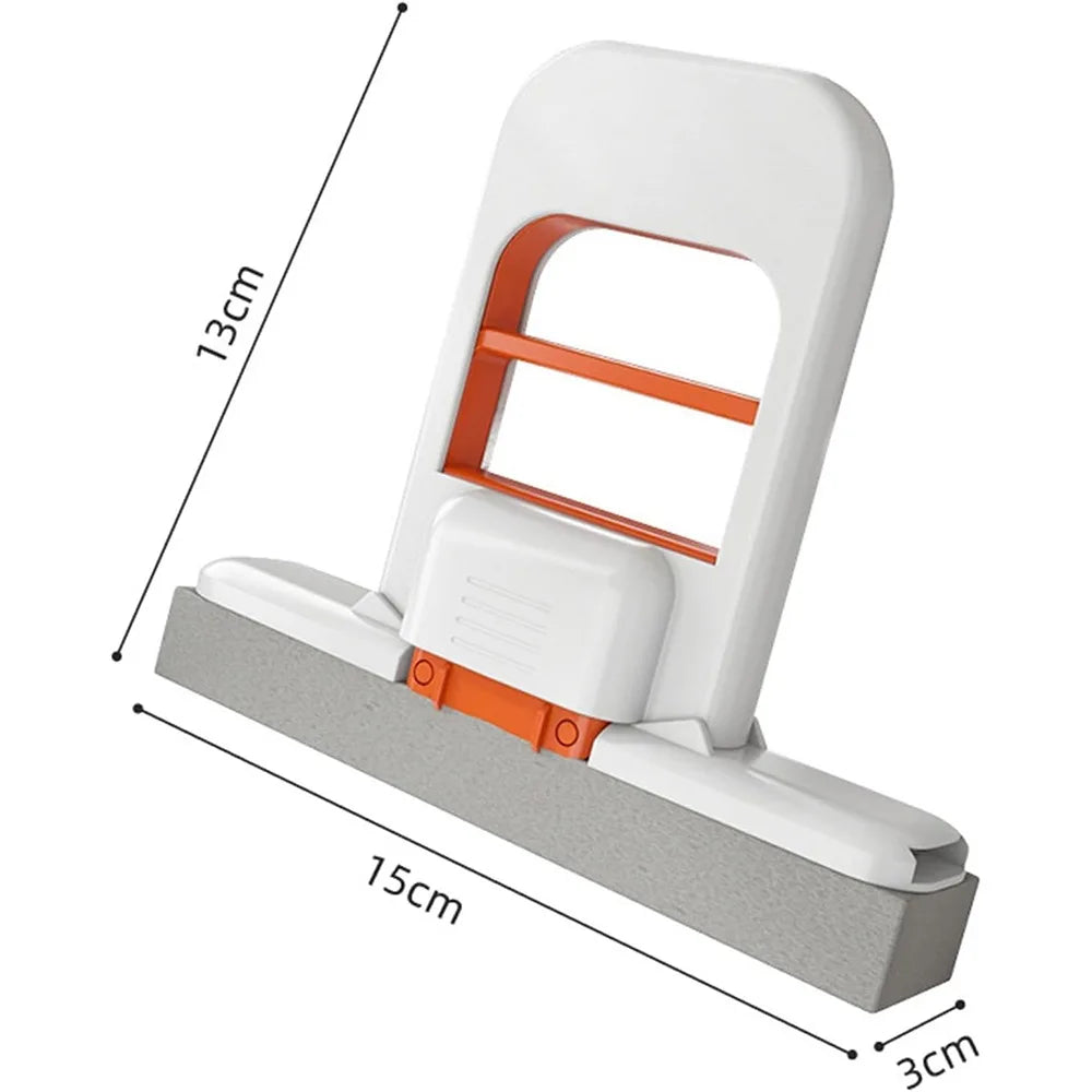 Mini Klappmopp für Schreibtisch, Glas, Auto – Handlicher Schwammreiniger