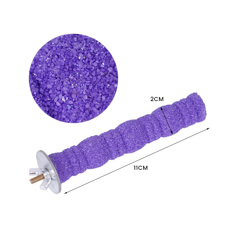 Papageien Holz Klaue Schleifen Stick Spielzeug für Käfig Zubehör Vogel