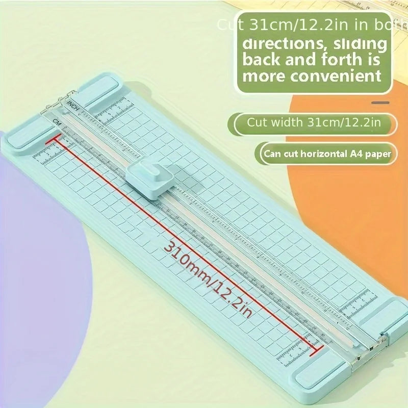 Manueller 4-in-1 Papierschneider 4 Klingen: Präzises Schneiden Büro & Schule
