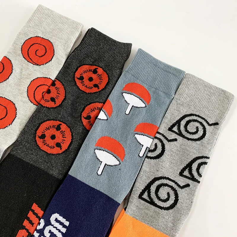 Elastische Anime Sport Socken Unisex Cartoon Motiv für Alltag und Freizeit