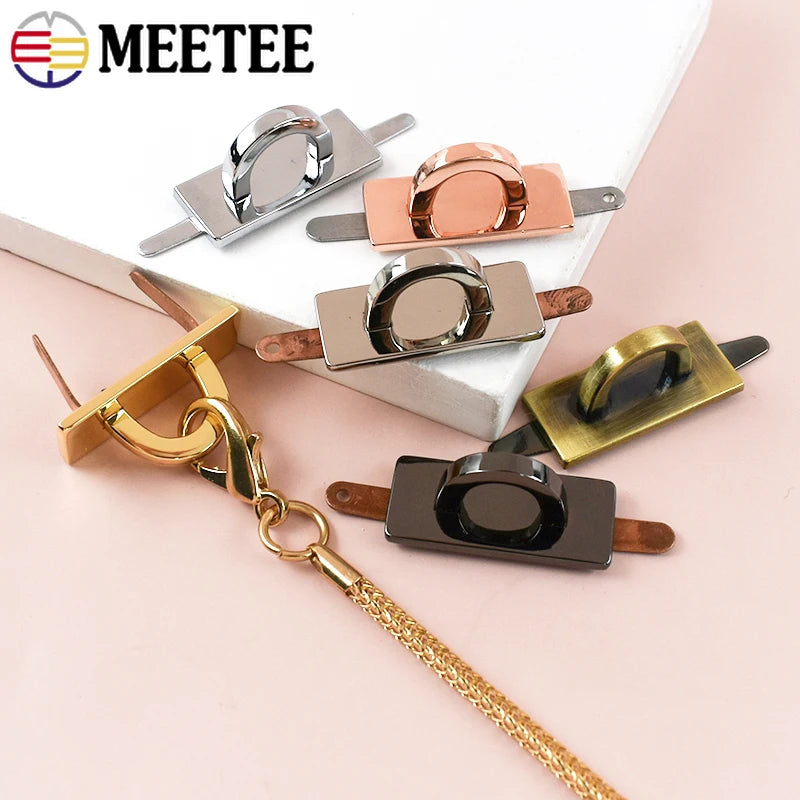 Metall Schnallen D Ring Clips Set für Taschen Gürtel DIY Zubehör 4 8 12 Stück